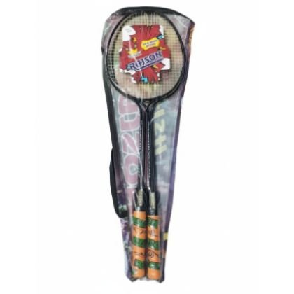Rajson double rod bedminton racket pair 
